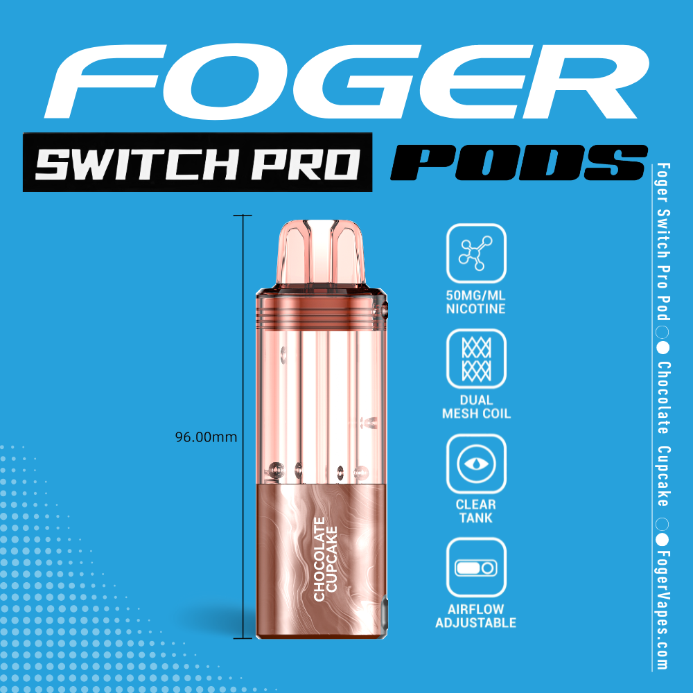 Chocolate Cupcake Foger Switch Pro Pod | 30K Puffs