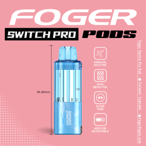 Coconut Cupcake Foger Switch Pro Pod | 30K Puffs