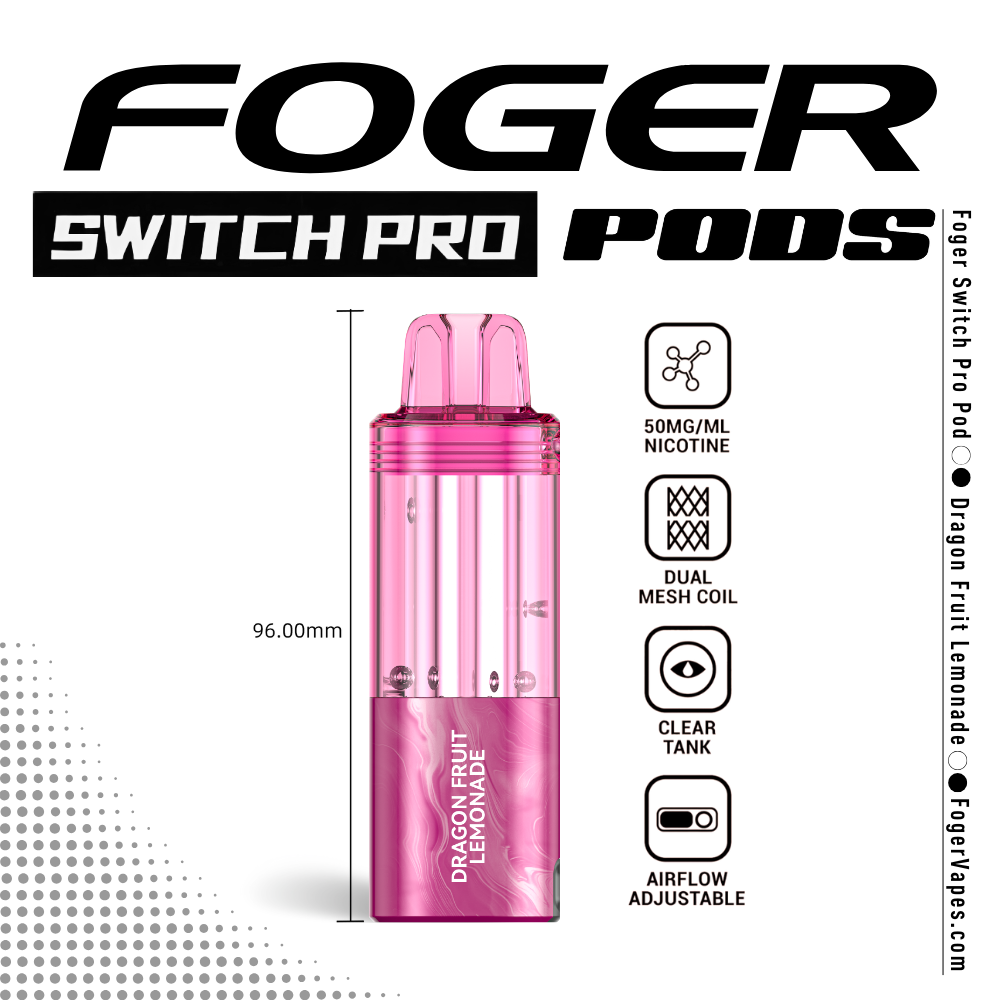 Dragon Fruit Lemonade Foger Switch Pro Pod | 30K Puffs