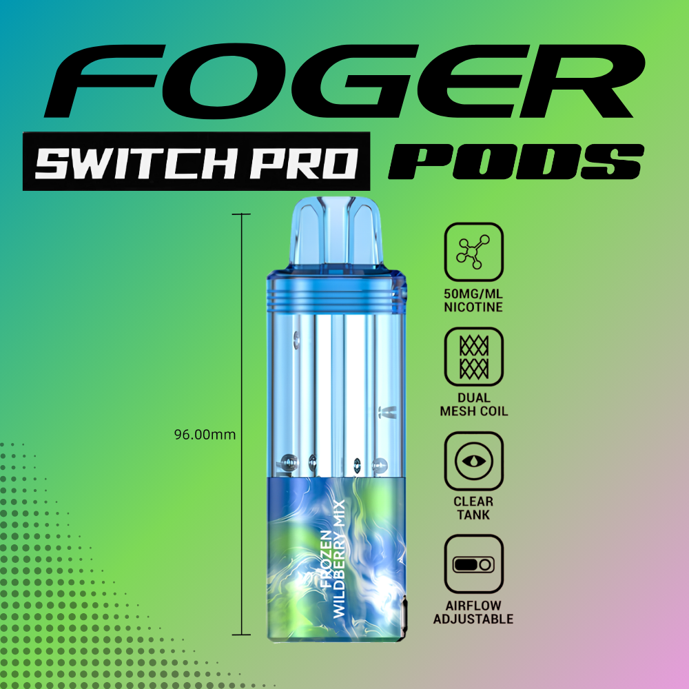 Frozen Wildberry Mix Foger Switch Pro Pod 30K Puffs