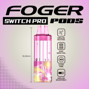 Peach Berries Refresher Foger Switch Pro Pod 30K Puffs