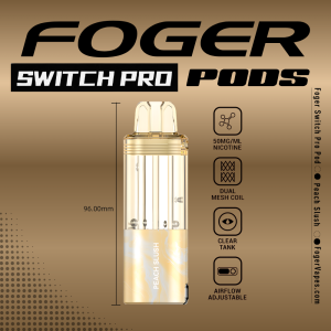Peach Slush Foger Switch Pro Pod | 30K Puffs