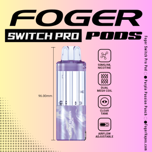 Purple Passion Punch Foger Switch Pro Pod | 30K Puffs