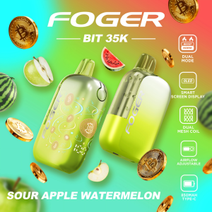 Sour Apple Watermelon Foger Bit 35K Puffs