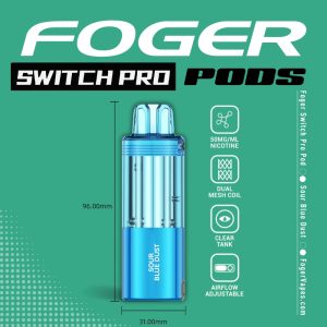 Sour Blue Dust Foger Switch Pro Pod 30K Puffs