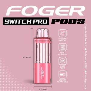 Strawberry B-Burst Foger Switch Pro Pod 30K Puffs