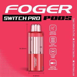 Strawberry Cupcake Foger Switch Pro Pod 30K Puffs
