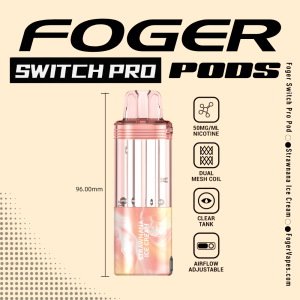 Strawnana Ice Cream Foger Switch Pro Pod | 30K Puffs