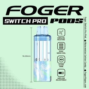 Watermelon Cotton Candy Foger Switch Pro Pod | 30K Puffs