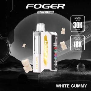 White Gummy Foger Switch Pro Kit 30K Puffs